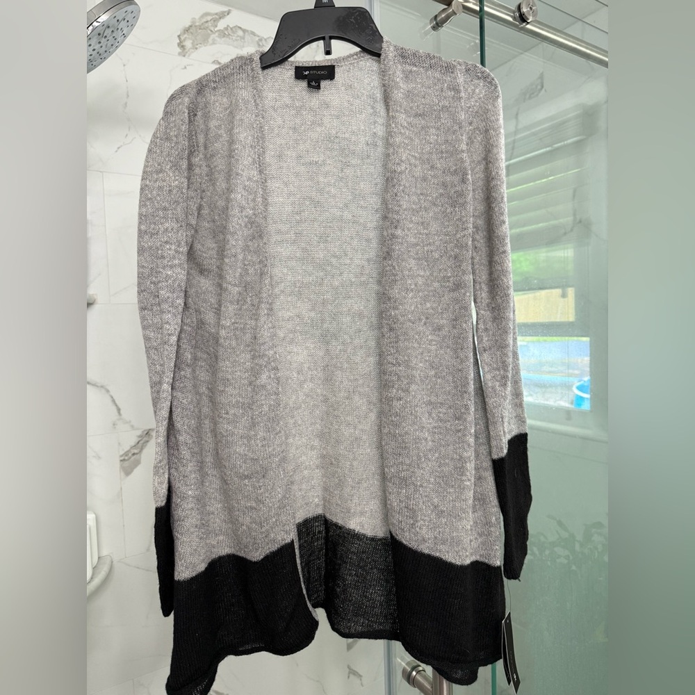 Gray and Black Women's Sweater